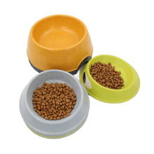 Bol pour animaux de compagnie en fibre de bambou biodégradable à vendre à chaud Bols d&#39;alimentation antidérapants pour chiens, chats